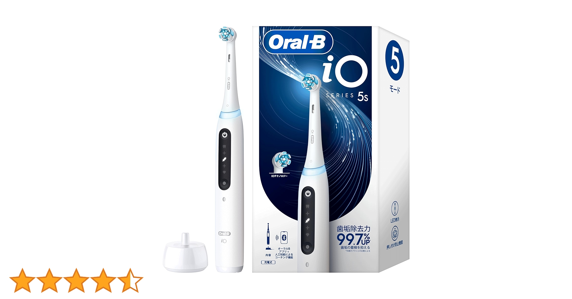 新品 ブラウン 電動歯ブラシ オーラルB iO5S iOG5 クワイトホワイト Amazon.co.jp: ブラウン 電動歯ブラシ オーラルB iO5S iOG51A60WT